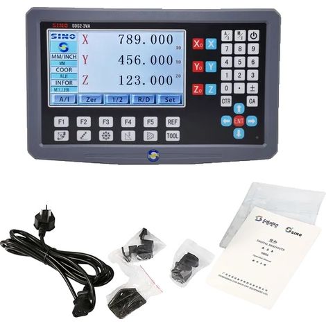 Kit DRO, 3 axes, écran LCD, Affichage LCD SDS2-3VA (1/2)