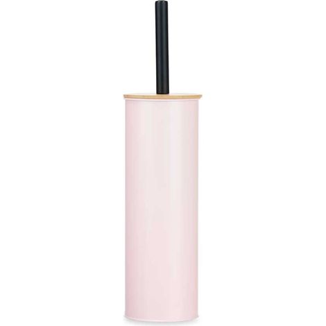 Cepillo de baño con recipiente rosa (1/5)