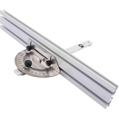 Jauge à onglets pour scie à table, système de jauge à onglets pour scie à table Mécanisme de verrouillage de haute précision en alliage d'aluminium Jauge à onglets précise (1/5)