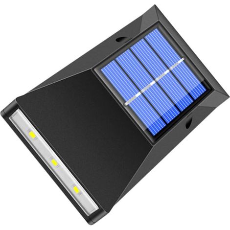 1pièce Applique Solaire Led Étanche Pour Jardin Lampe De Sécurité Exterieur à Solaire Avec Led Pour Décoration De Patio Et Mur Extérieur (1/5)