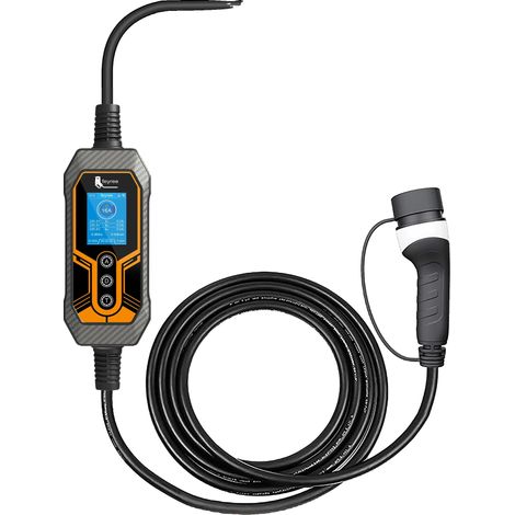 Chargeur EV Portable, Application Intelligente Wi-Fi, Longueur de Câble de 5m, 11KW 5m Pas d'adaptateur (1/2)