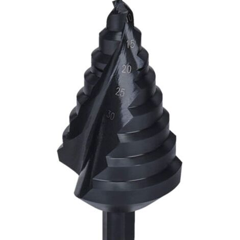 QORVA
-10mm-45mm Titane Enduit HSS Acier Spiral Rainuré Étape Cône Foret Trépan Coupe pour Aluminium Cuivre Acier Inoxydable..