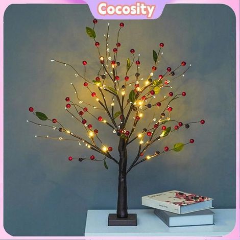 Cocosity Arbre lumineux de LED Arbre lumineux Vintage de 21.7 pouces, décoration d'arbre artificiel éclairé luminaire decoration (1/5)