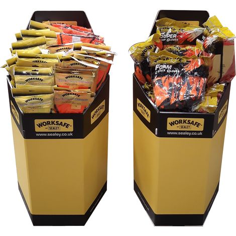 Sealey Worksafe Dump Bin - Hi-Vis Waistcoats WDBHV1