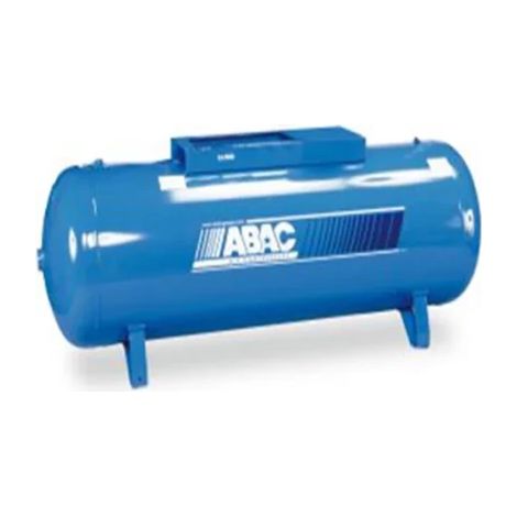 Réservoir d'air horizontal peint 100 litres ABAC (1/3)
