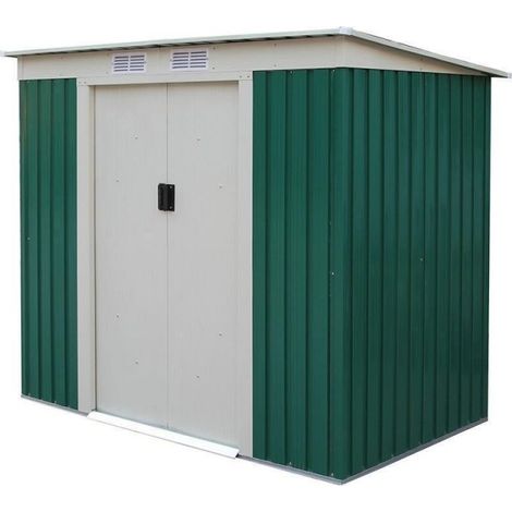 CASETTA BOX PORTA ATTREZZI GIARDINO PORTE SCORREVOLI 201×121×176cm YOUR SELF (1/3)