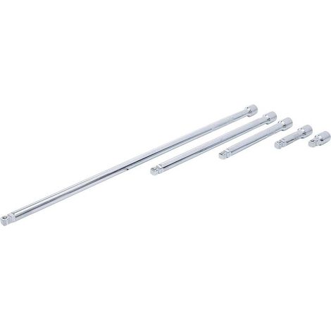Jeu de Rallonges Basculantes 10 mm (3/8) - 5 pcs - Acier Résistant - Précision et Maniabilité - D-Work (1/5)