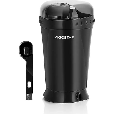 Aigostar Macinacaffè Elettrico 200W  Lame Inox  60g  Nero/Trasparente (1/3)