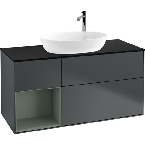 Villeroy & Boch F942GMHG Meuble sous-lavabo Finion F94 (1/2)