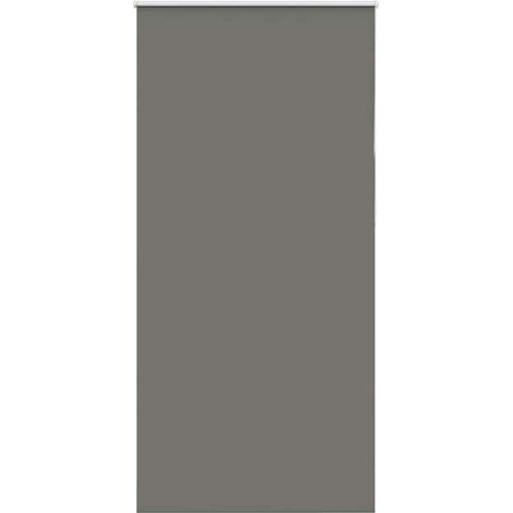 Verdunkelungsrollo Grau 90x210 cm Stoffbreite 85,7 cm Polyester