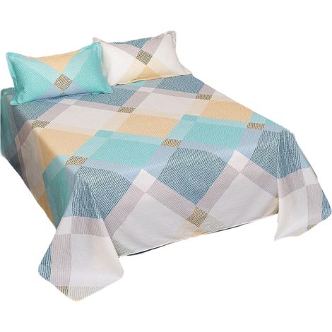 Naxoaeo Queen Size Bedding Set, All Season Bedding Set with 2 Pillowcases, 3 Pieces, Shrink and Fade Resistant, Easy Care