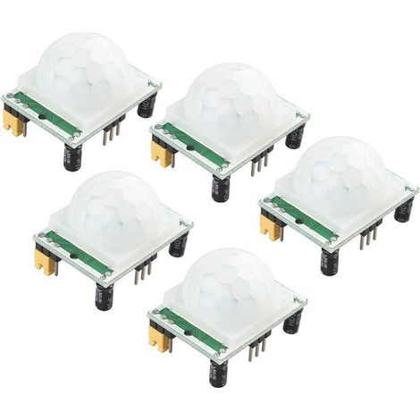 5 pcs Corps humain Pyroelectric détecteur de capteur de détection de mouvement PIR infrarouge modules