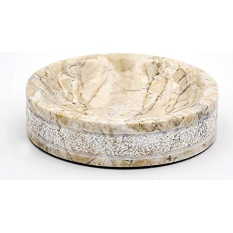 Sapho Ridder Posh - Portasapone da appoggio, marmo, beige 2234319 (1/4)
