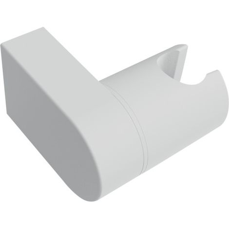 Support mural orientable pour pommeau de douche blanc matt – Réglable – Olga ABS