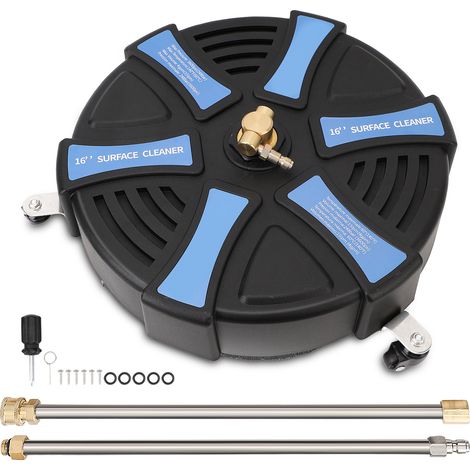 SJLERST Nettoyeur de Surface de 16 Pouces, Interface de Connexion Rapide pour Les Zones de Jardin, Les Allées et Les Trottoirs (1/5)