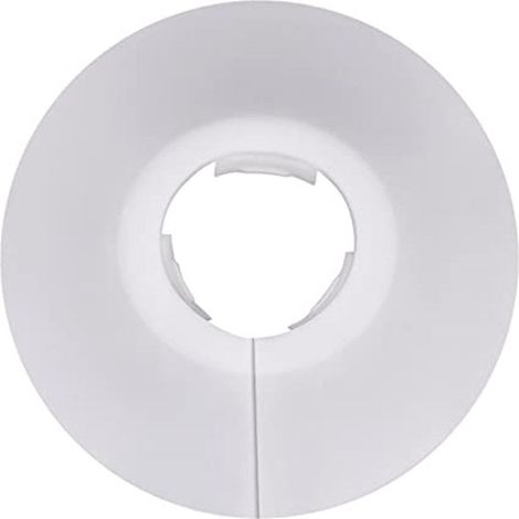 lot de 12 Blanc rosaces simples de radiateur, Rosace de Radiateur,cache tuyau radiateur, cache tuyau, rosace en plastique pour chauffage, couvercle (1/5)