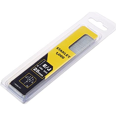 Chiodi 25 mm tipo "J" 18ga per fissatrici 1000 pezzi 1-SWK-BN100T Stanley