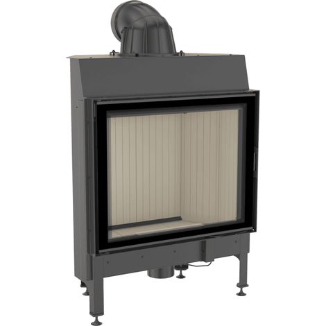 Kamineinsatz aus Stahl KRATKI NADIA 13 kW Ø 200 Doppelverglassung (1/5)