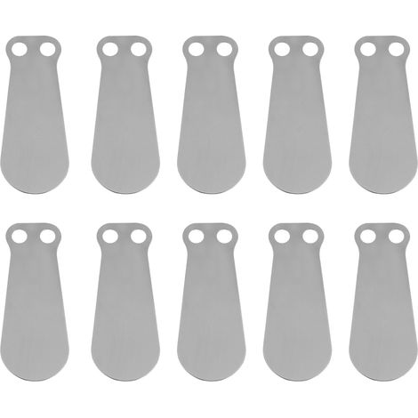 10 plaques de soupapes pour compresseur d'air en fonte, en forme de languette, accessoires d'admission et d'échappement, plaque d'échappement courte 80 (1/5)