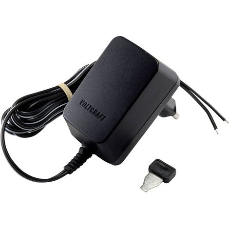 VOLTCRAFT VC-11258675 Alimentatore a spina regolabile 3 V/DC, 4.5 V/DC, 5 V/DC, 6 V/DC, 7.5 V/DC, 9 V/DC, 12 V/DC 0.6 A (1/5)