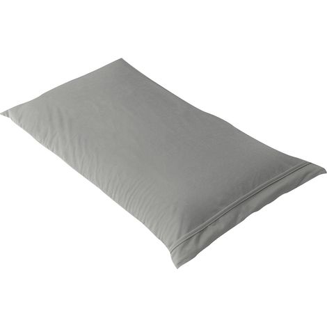 FRESH - Taie d'Oreiller 60x60cm Grise Imperméable et Respirante