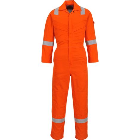 Combinaison Fr Legère Antistatique 280g Couleur : Orange Taille Xxl - Portwest