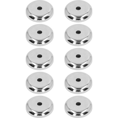 10 Aimants en Néodyme Nickelés avec Trou Fraisé, Aimants Puissants en NdFeB pour Fixation Acier Inoxydable (1/5)