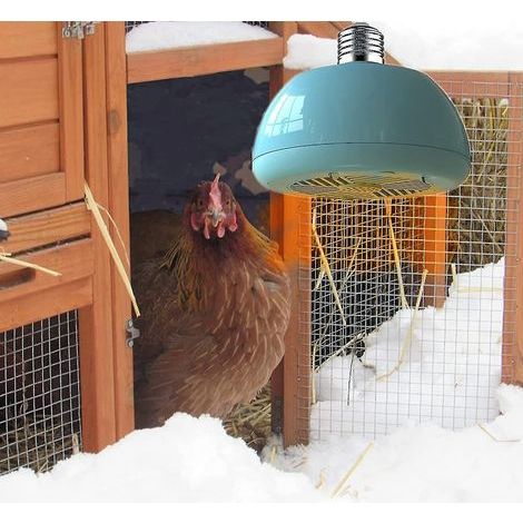 Chauffage suspendu pour poulailler, lampe chauffante instantanée pour couvoir, chauffage pour cage d'extérieur pour animaux, chauffages électriques pour animaleries (1/5)
