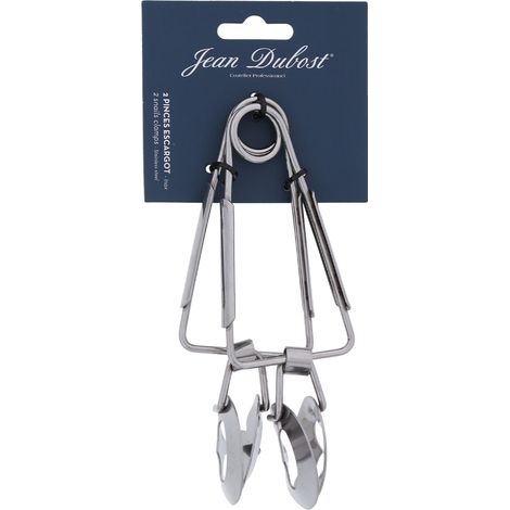 Pinzas para caracoles - acero inoxidable - 2 unidades / Jean Dubost