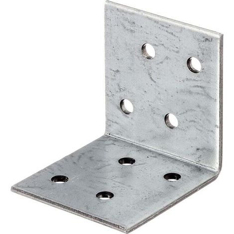 Équerre d'assemblage, galvanisée, 30 x 40 x 40 mm, Set de 10 pièces (1/2)