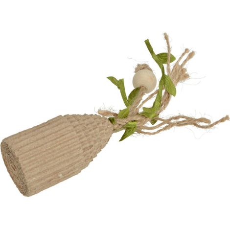 Jouet pour Chat "Tour & Ficelles" 12cm Naturel (1/2)