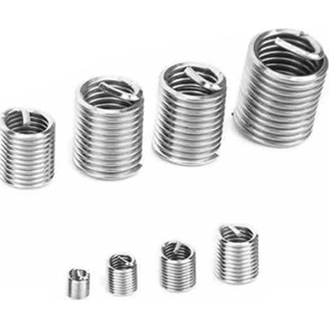 Jeu de 120 inserts filetés M3 M4 M5 M6 M8 M10 M12 en acier inoxydable résistant aux chocs (1/5)