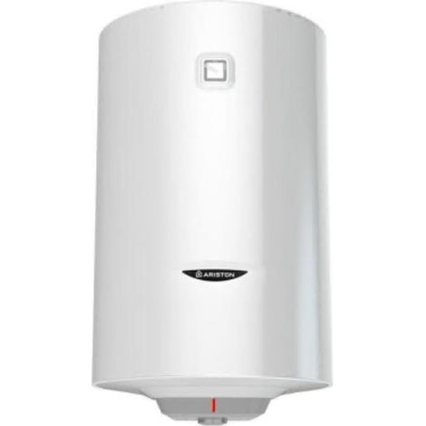 Ariston Group – Chauffe-eau à accumulation 100L vertical – Technologie WaterPlus pour 16% d'eau chaude en plus – Isolation polyuréthane – Anode magnésium