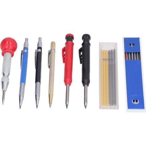 Il kit di marcatura del falegname è un potente set di matite portatili per la lavorazione del legno, pensato appositamente per il falegname. (1/5)