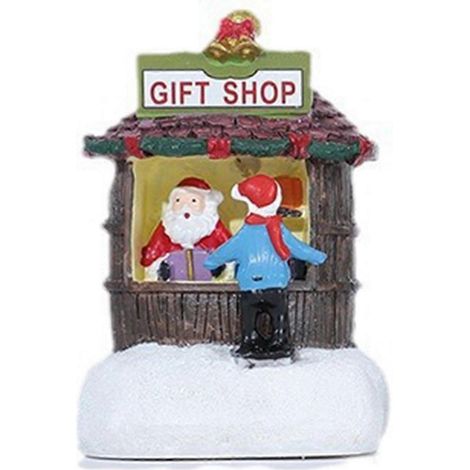 Weihnachtliches kleines Harzhaus, Weihnachtsgeschenk für Kinder A-- (1/5)
