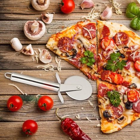Pizzaschneider, Edelstahl und spülmaschinenfest (1/5)