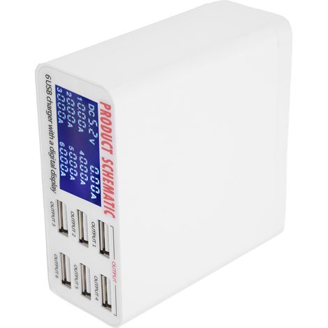Chargeur Rapide 40W Double Port USB, Secteur Universel 100‑240V, Prise Européenne