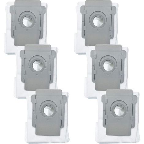 Lot de 6 sacs à poussière – Compatibles avec certains robots – Jetables – Entretien (1/5)