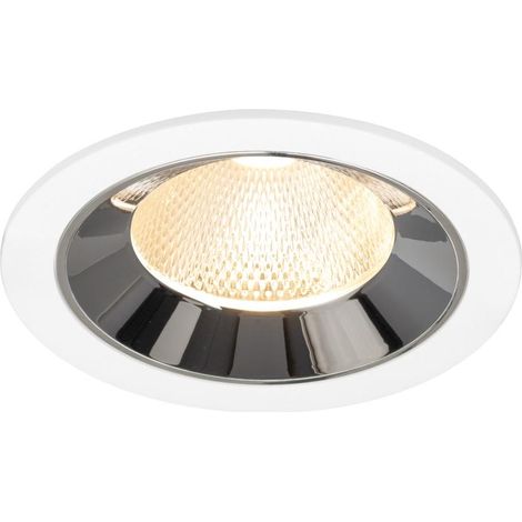 Spot encastré Numinos L blanc/chrome 2700K - 20 deg - 1009767