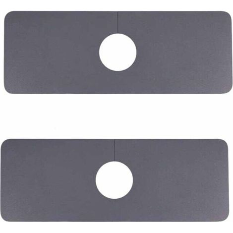 Tapis de robinet universel indéchirable, tapis d'évier multifonctionnel, super absorbant, à séchage rapide, tapis de salle de bain facile à nettoyer (gris)