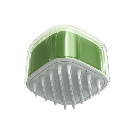 Cepillo de silicona Cheerble Brush Candy para mascotas, ideal para el aseo y el baño (verde). (1/5)