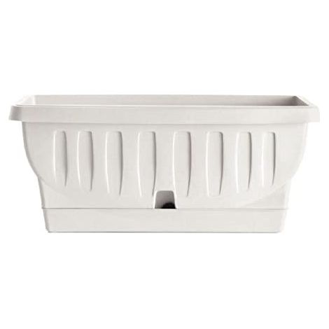 Fioriera Rettangolare Cm 50 Natura Bianco 34204 Bama Sottovaso Fiori Piante (1/5)