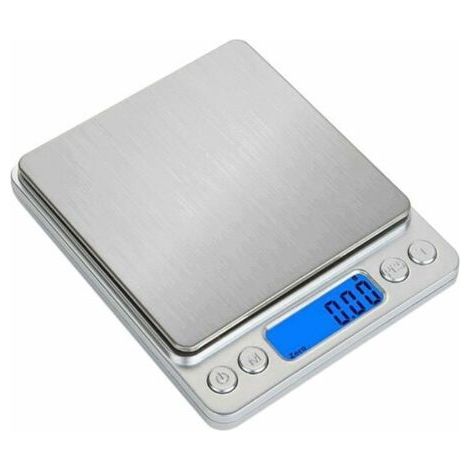Balanza eléctrica de cocina de precisión de 0,1 g/3 kg, para medir el peso de alimentos y envíos postales, con unidades en gramos y onzas. (1/5)
