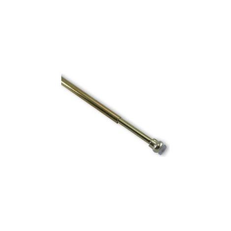 SWISH - 2 BACCHETTE TONDE APRESSIONE DIAM. 8MM 50-55 CM IN ALLUMINIO COLORE ORO