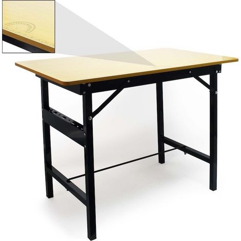 Établi Pliable avec Règle et Rapporteur : Robuste jusqu'à 150 kg (1/5)
