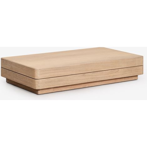 Mesa de centro para jardín rectangular 130x75 cm en madera de acacia Verona SKLUM (1/5)