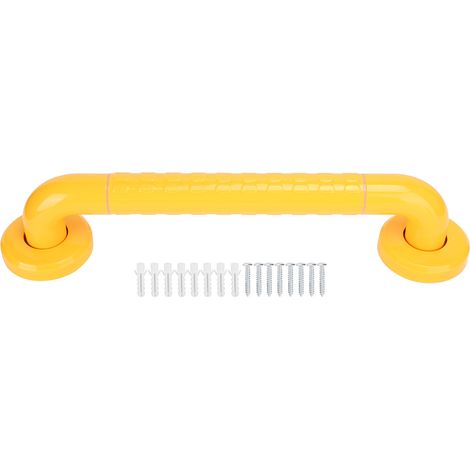 Barre d'appui antidérapante pour salle de bain, barre de toilette avec cercles lumineux pour personnes âgées, personnes blessées et enfants (40 cm/15,7 pouces) (1/5)
