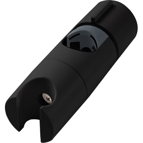 Support Pommeau de Douche,Support Douchette réglable de 19 à 25 mm de diamètre,Support de Douche pour Barre de Poussée Réglable,Mural Coulissant de Remplacement pour Salle de Bain,Noir (1/5)