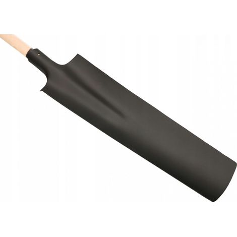 Kotarbau Paletta drenante nera con manico in legno 510 mm