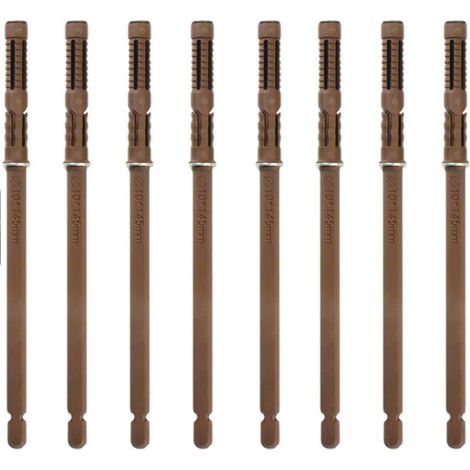 Support D'étagère Flottante, 8 PackTablette Dissimulée, Tablette Invisibles Robustes Supports pour Étagère en Bois Suspendue Armoire Murale DIY Etagères Murale (10x145mm) (1/5)